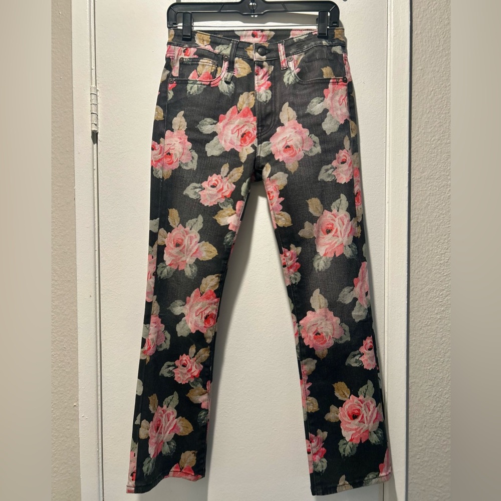 R13 Floral jeans